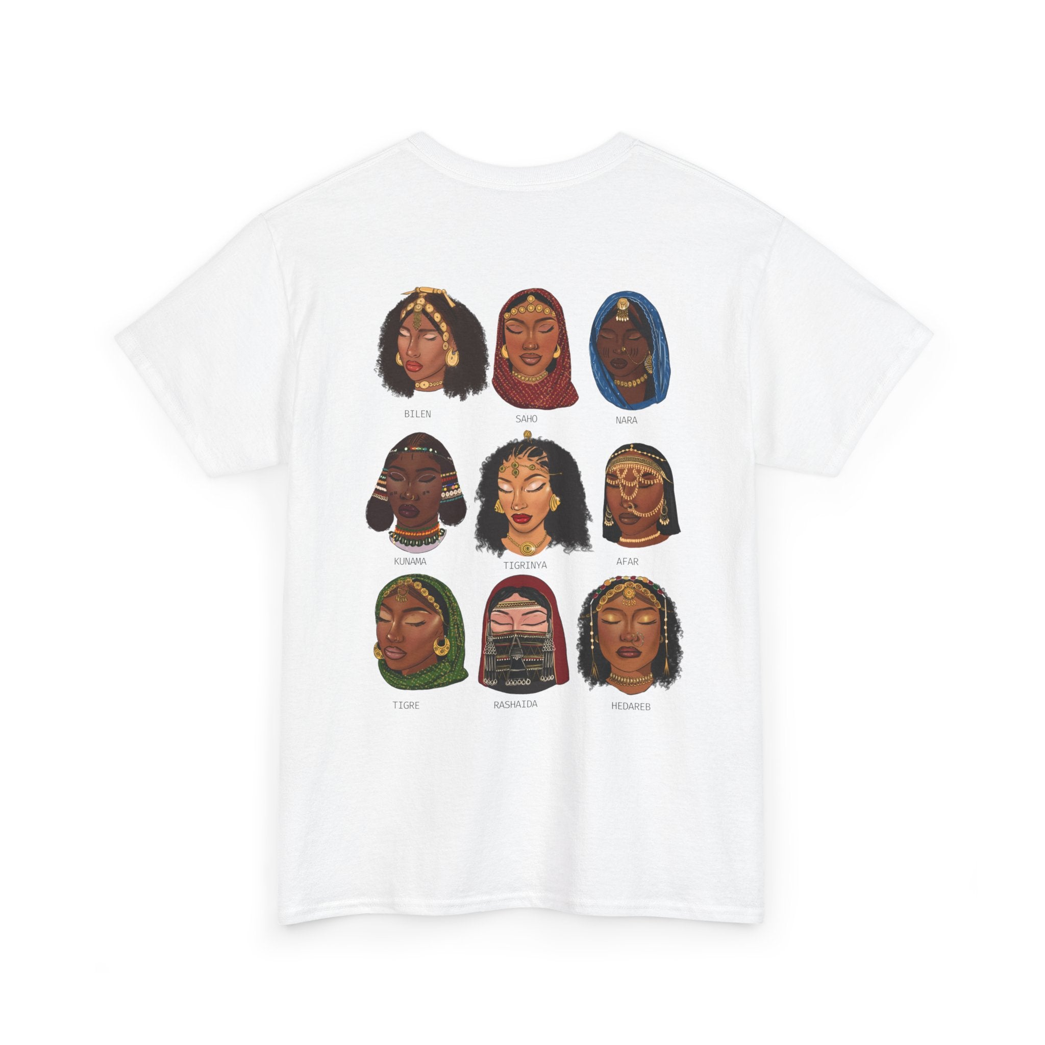 Eritrea Tribes - Unisex Heavy Cotton Tee
